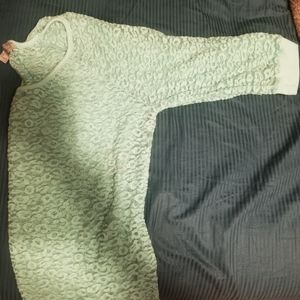 Vanity tourquoise 3/4 burnout shirt